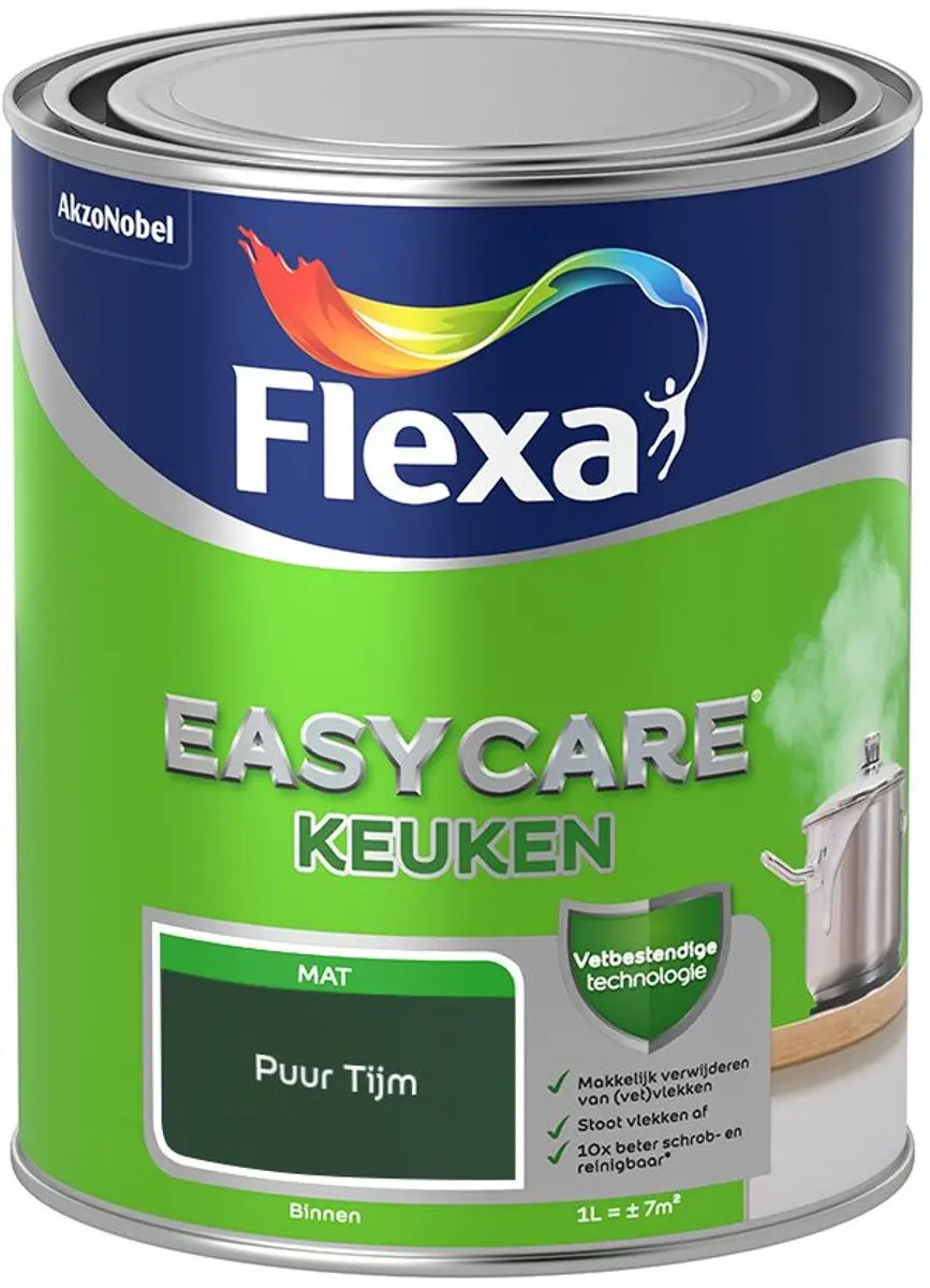 Flexa Easycare Keuken Mengverf Puur Tijm 1L