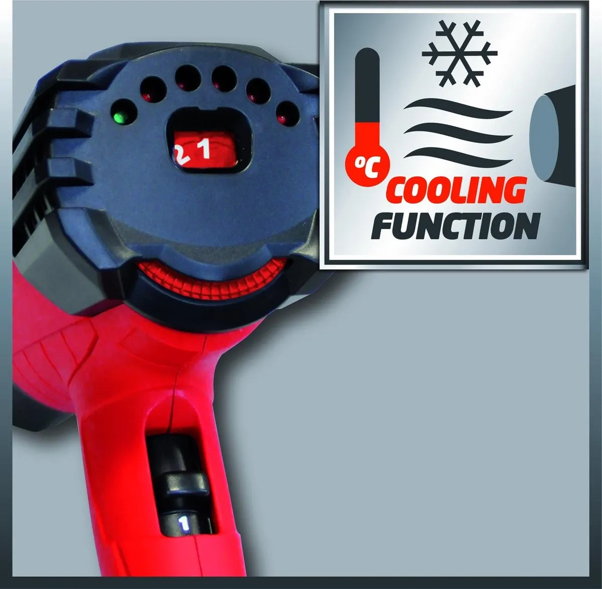 Einhell TE-HA 2000 E Heelalftpistool 2000W - 9 standen