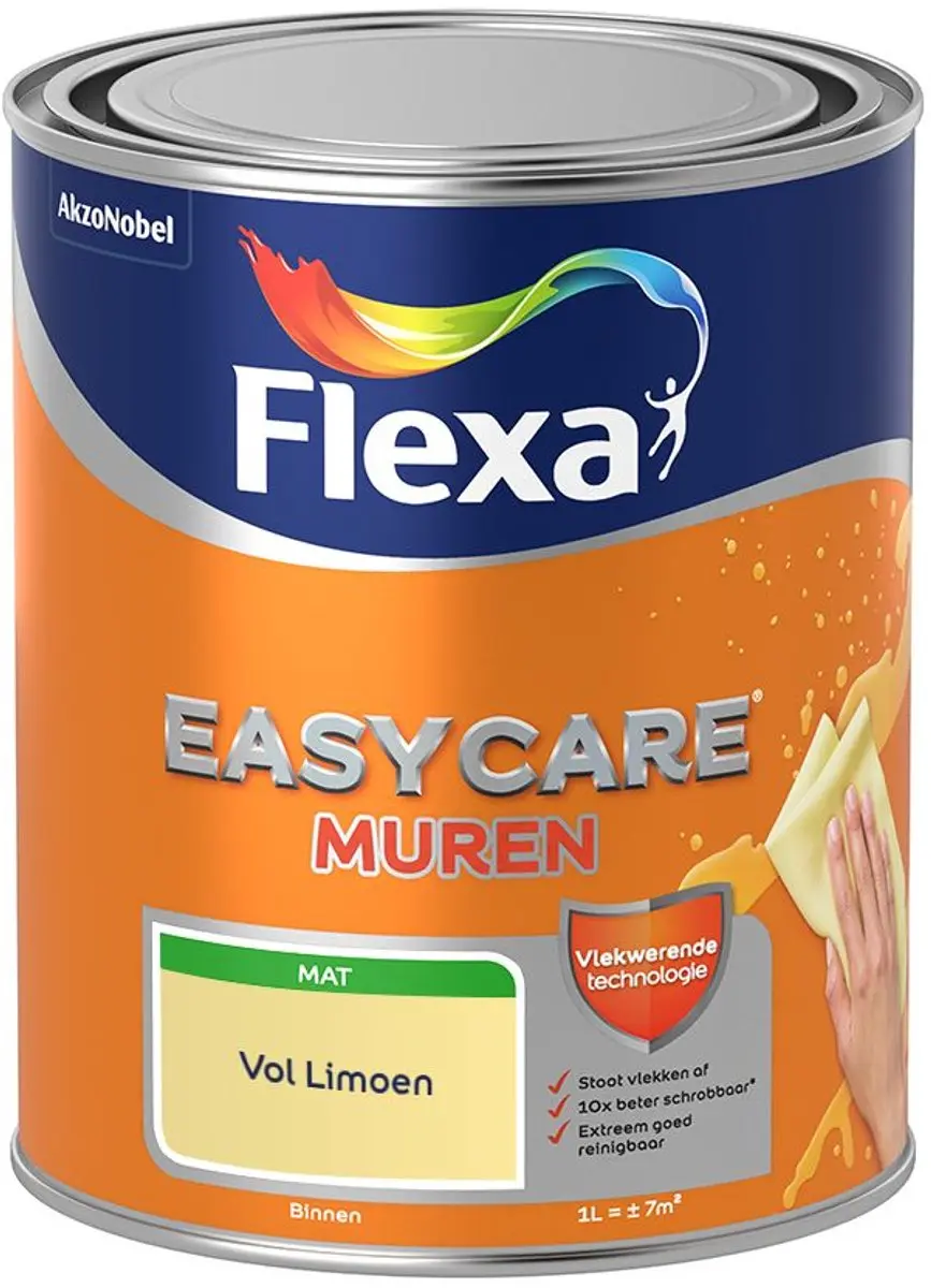 Flexa Easycare Muren Vol Limoen Mengverf 1L