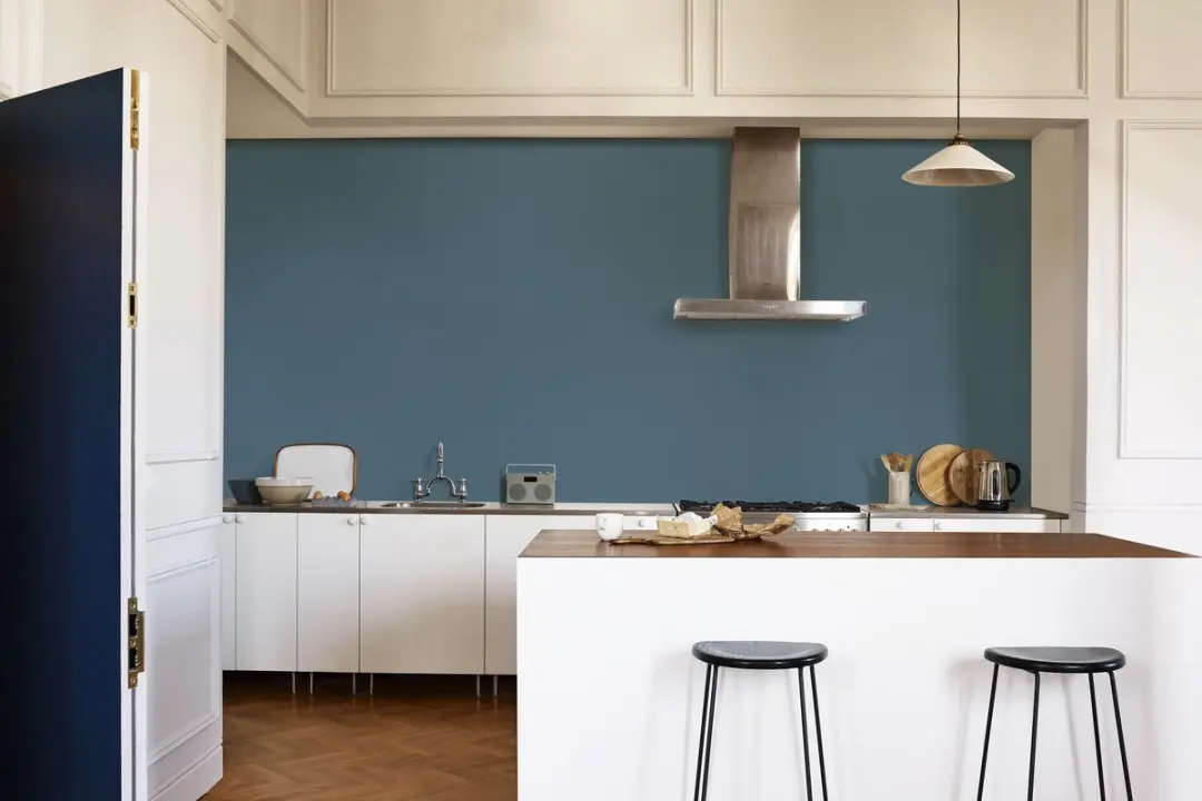 Flexa Strak Op De Muur Binnenmat Moody Cobalt Mengverf 1L