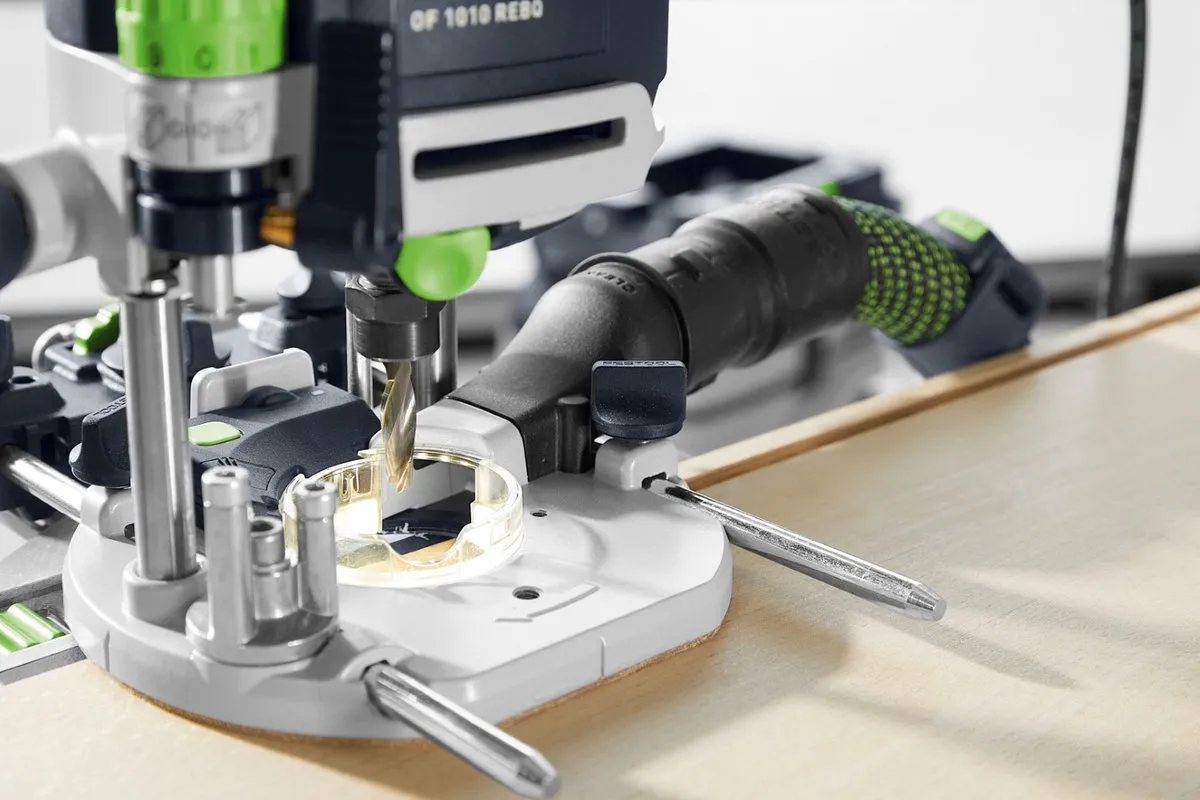 Festool OF 1010 REBQ-FS-Set Bovenfrees - 1010W - Zwart/ Groen