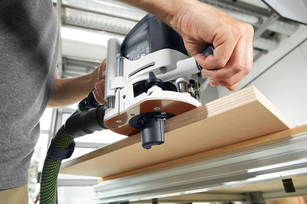 Festool OF 1010 REBQ-FS-Set Bovenfrees - 1010W - Zwart/ Groen