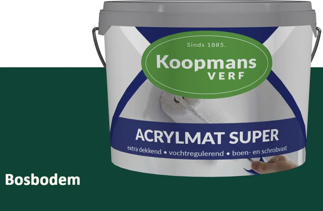 Koopmans Acrylmat Super Matte Muurverf Bosbodem 10L