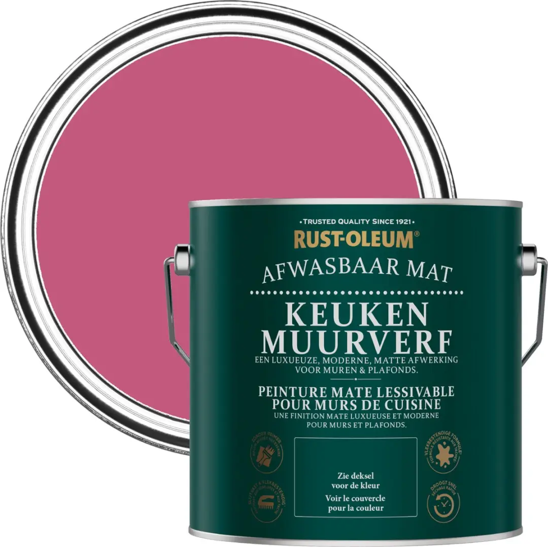 Rust-Oleum Roze Keukenverf Framboos 2,5L