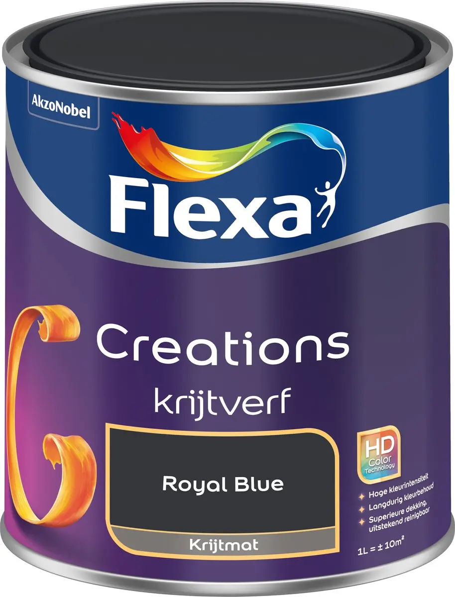 Flexa Creations Muurverf Royal Blue 1L