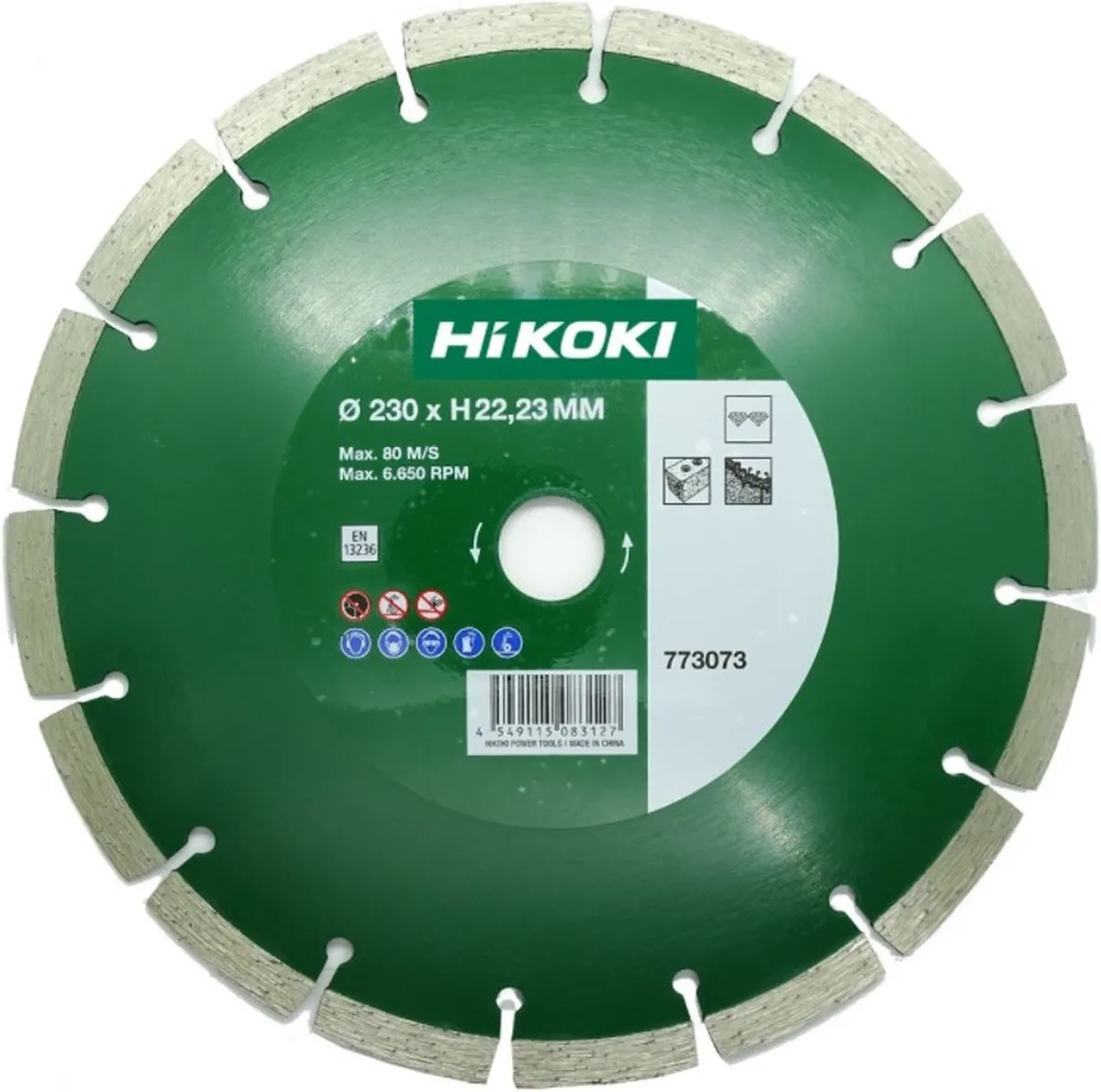 Hikoki Diamant Zaagblad 230mm 22,2mm - Beton - 752805