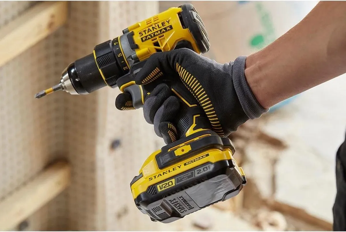 Stanley FatMax V20 SFMCD720D2K Schroefboormachine 18V - 2x 2.0Ah