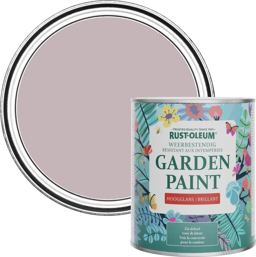 Rust-Oleum Paars Tuinverf Hoogglans 750ml