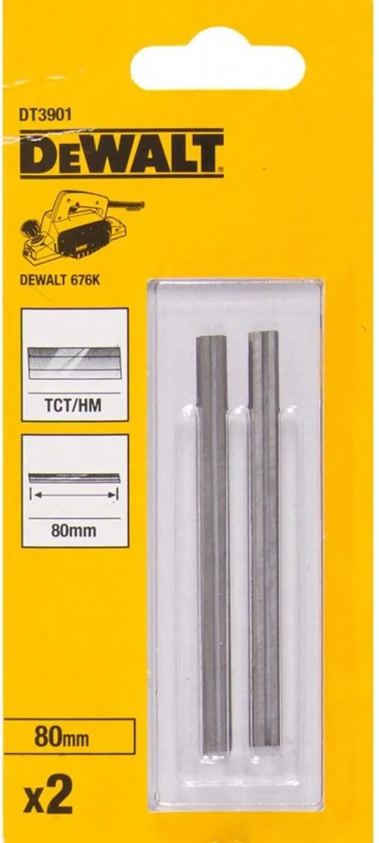DeWalt DT3901 Schaafmessen 80mm - 2 Stuks