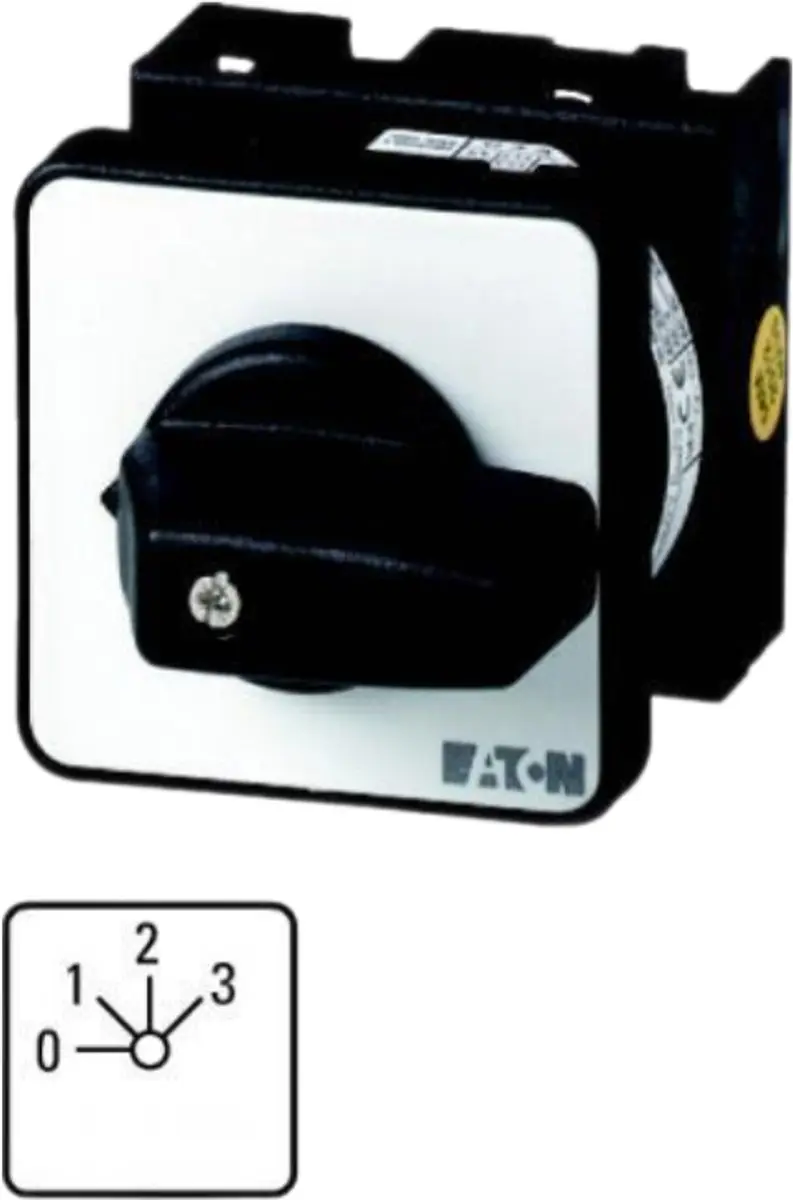 Eaton Draaischakelaar T0 20A 3-polig 45°