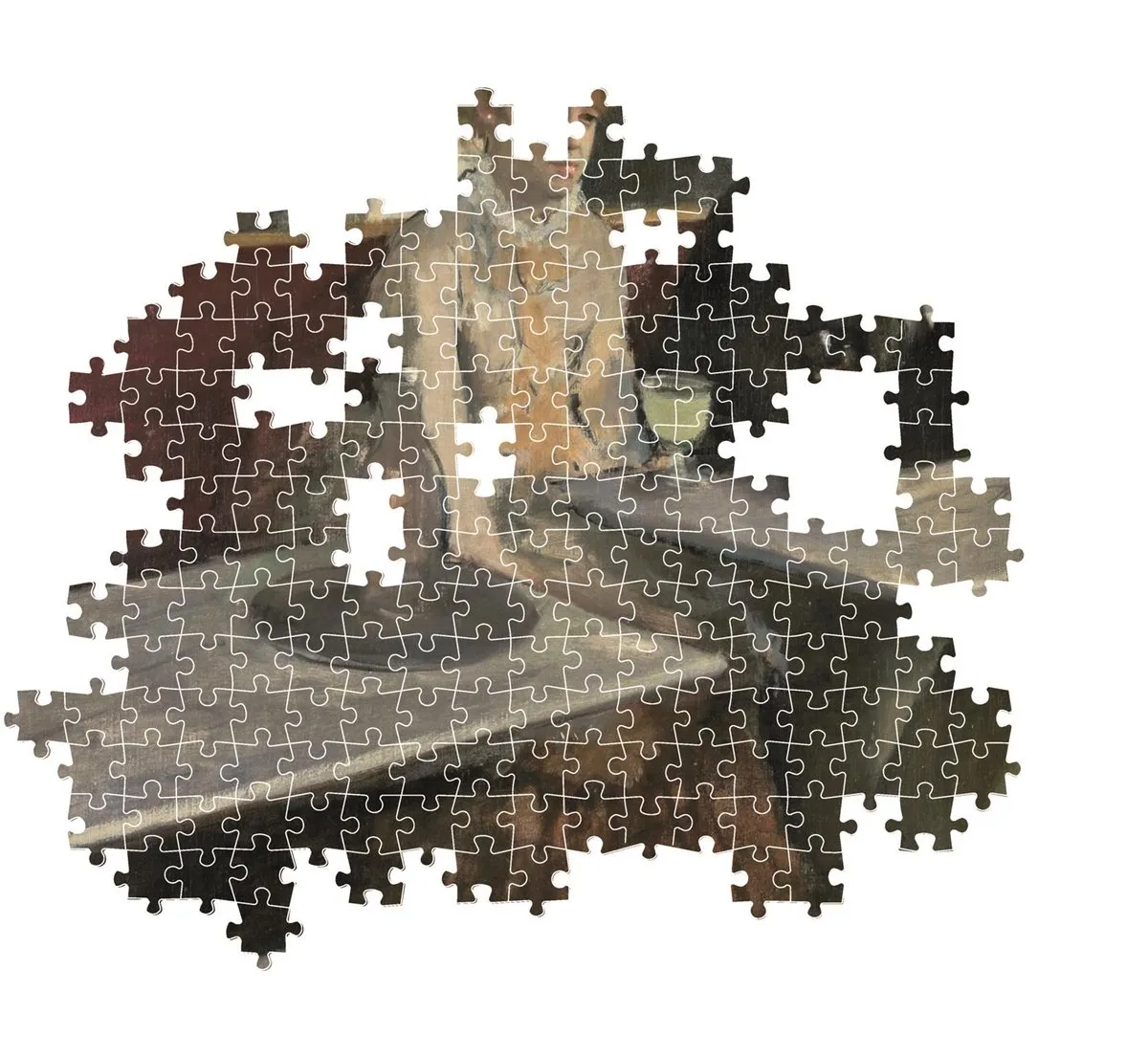 Clementoni Museum Dans in een Café Puzzel 1000 Stuks - Multikleur