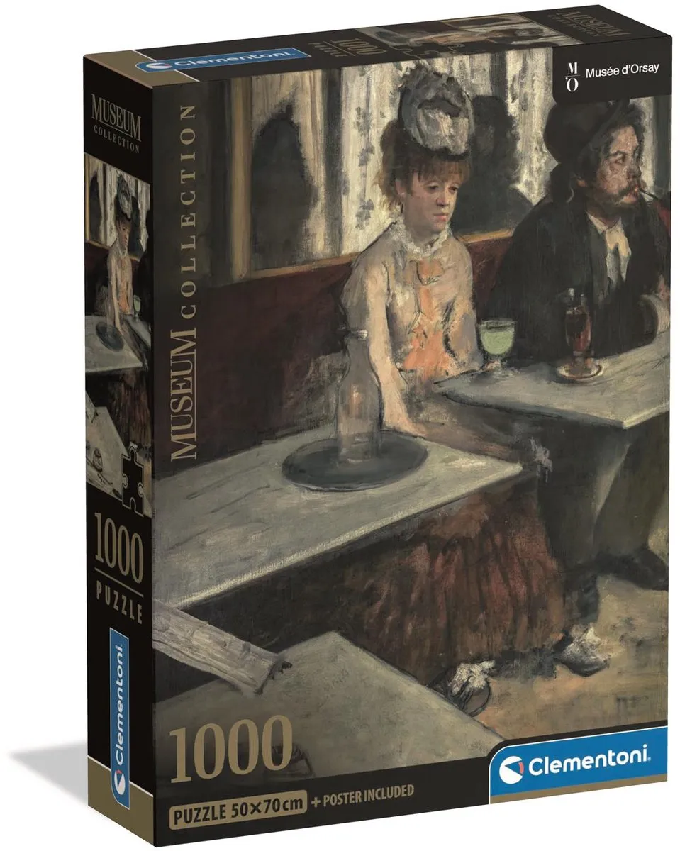 Clementoni Museum Dans in een Café Puzzel 1000 Stuks