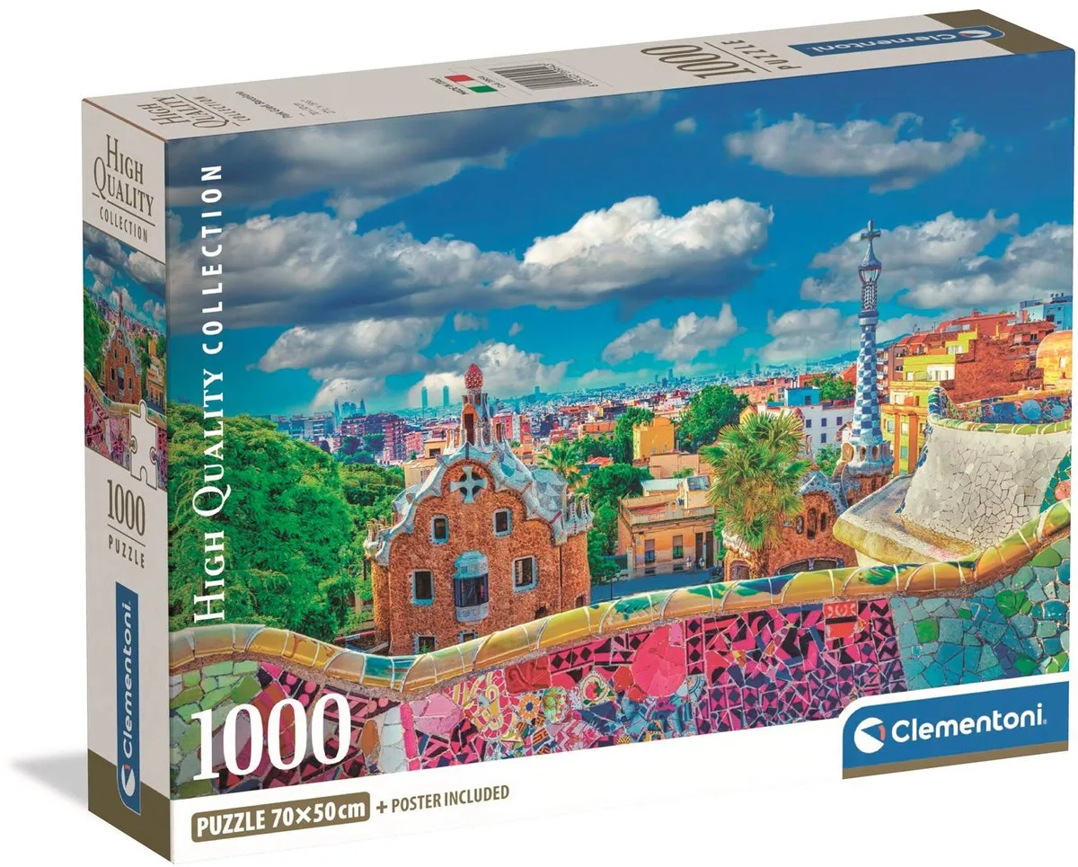 Clementoni Park Güell Barcelona Puzzel 1000 Stuks