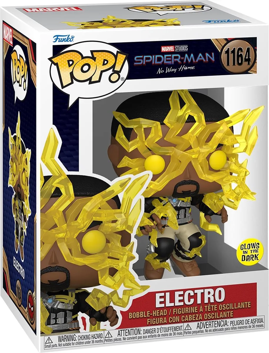 Funko Spider-Man Marvel POP! Electro No Way Home - 67660 - Zwart - afbeelding 5 van 6