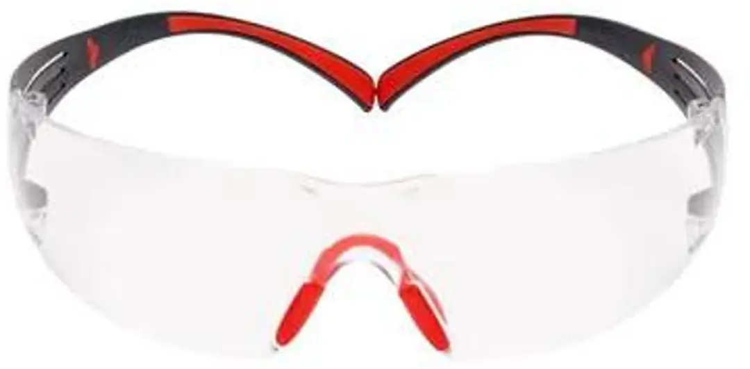 3M SecureFit 400 SF401SGAF Veiligheidsbril - Rood/Zwart