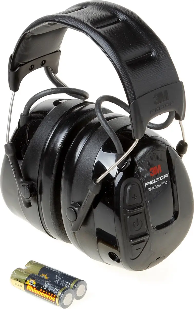 3M Worktunes Pro Peltor Gehoorbescherming Radio - Zwart