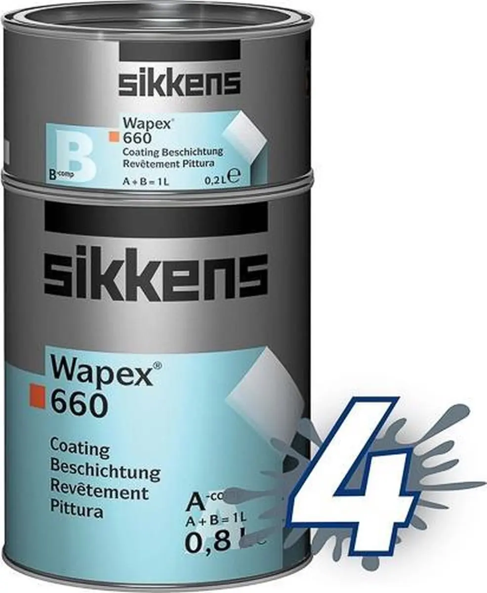 Sikkens Wapex 660 Afwerkingslaag 1L - Wit