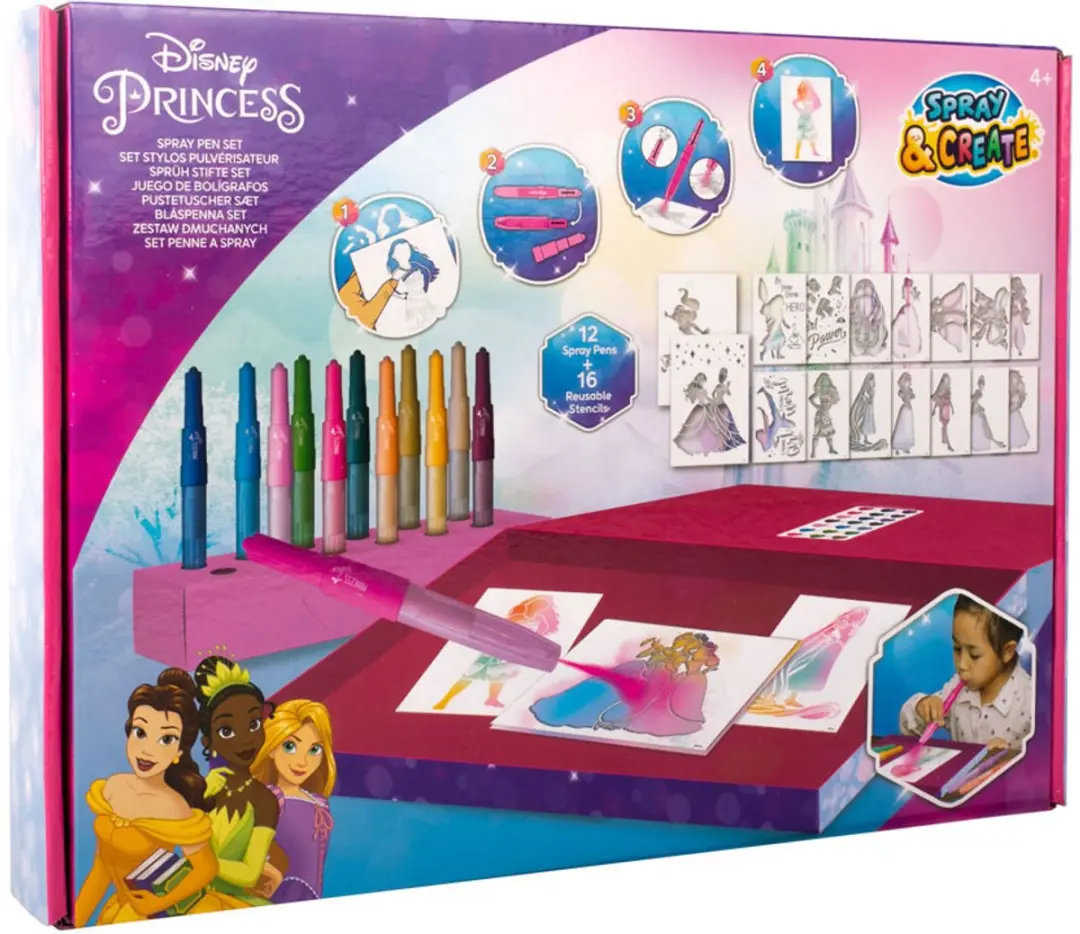 Disney Princess Spray Pen Set Deluxe