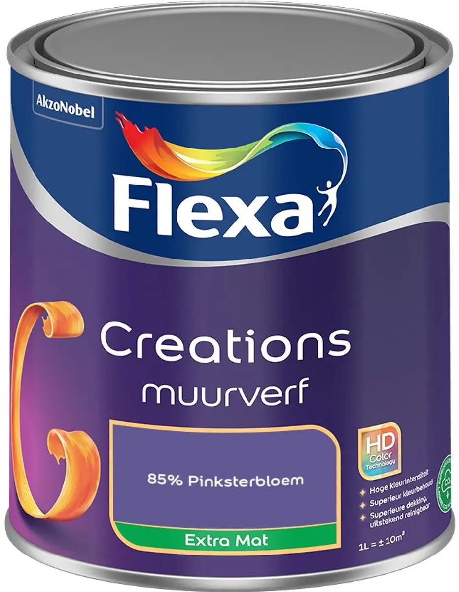Flexa Creations Muurverf Extra Mat 85% Pinksterbloem 1L