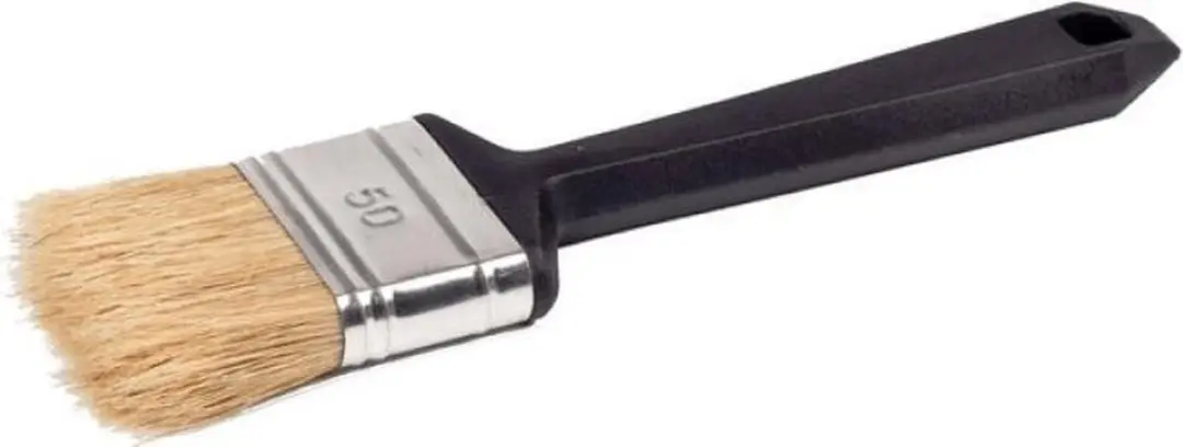 Anza Wegwerpkwast Plat 40mm - Wit
