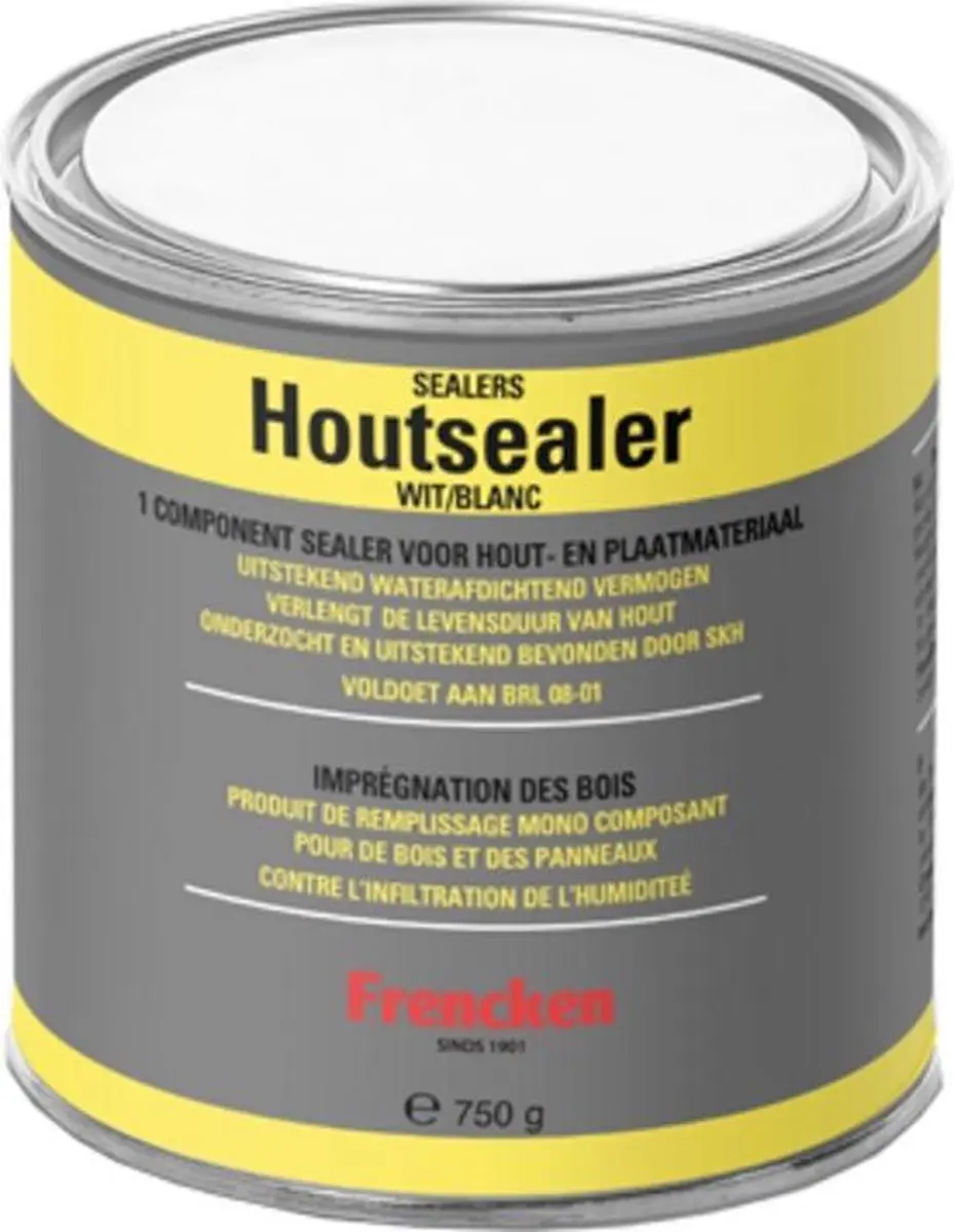 Frencken Houtsealer 750ml - Wit - afbeelding 6 van 6