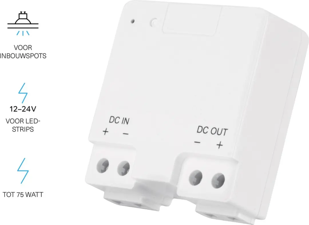 KlikAanKlikUit ACM-LV24 Mini LED-Dimmer 12-24V - Kleurenmix