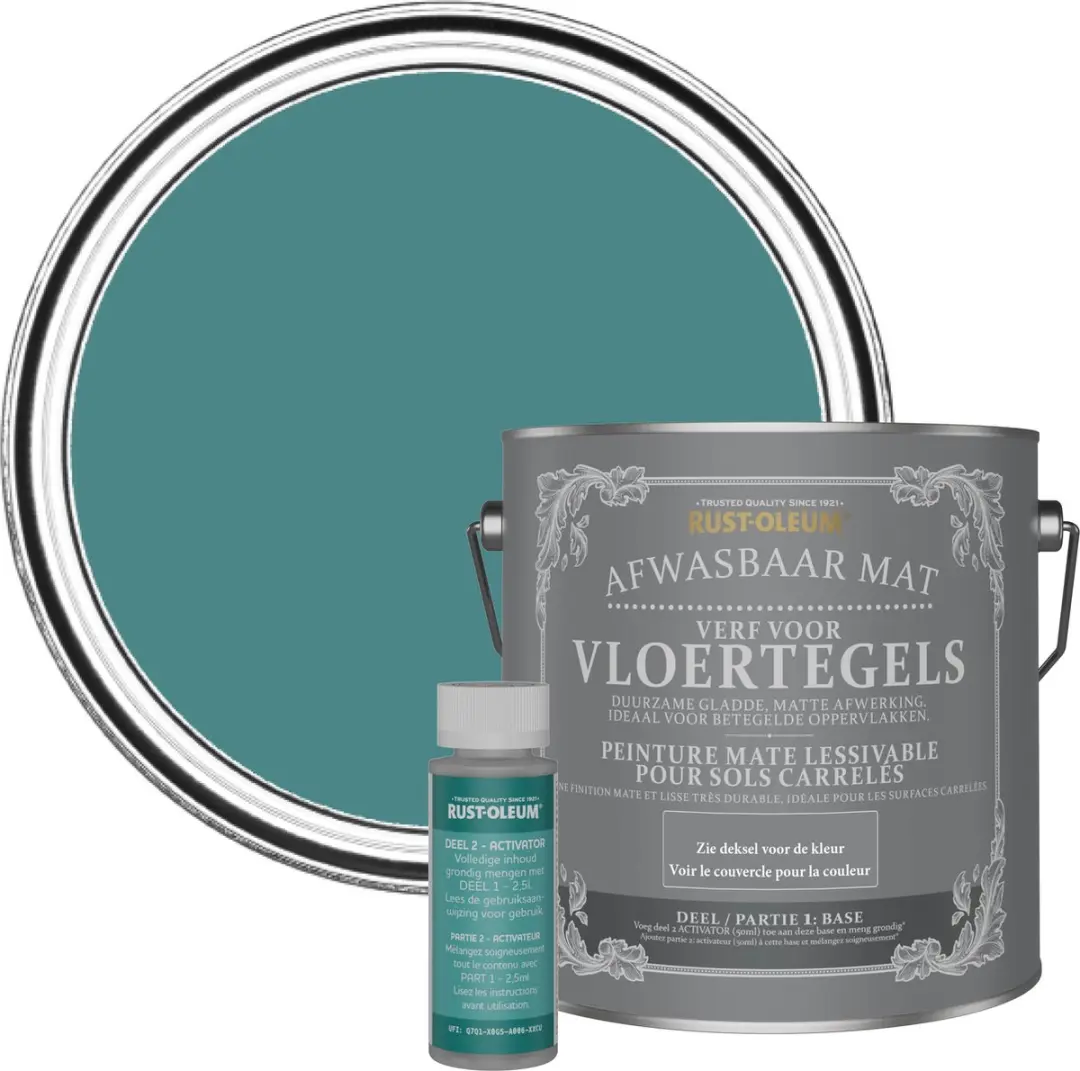 Rust-Oleum Pauwenveer Vloertegelverf 2,5L
