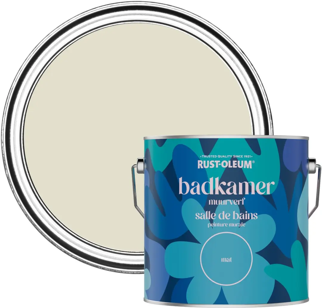 Rust-Oleum Badkamerverf Havermelk 2,5L