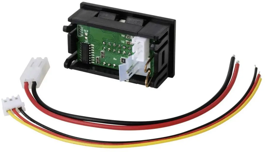 Tru Components TC-AMVL4D Digitaal Inbouwmeetapparaat - Rood/Blauw