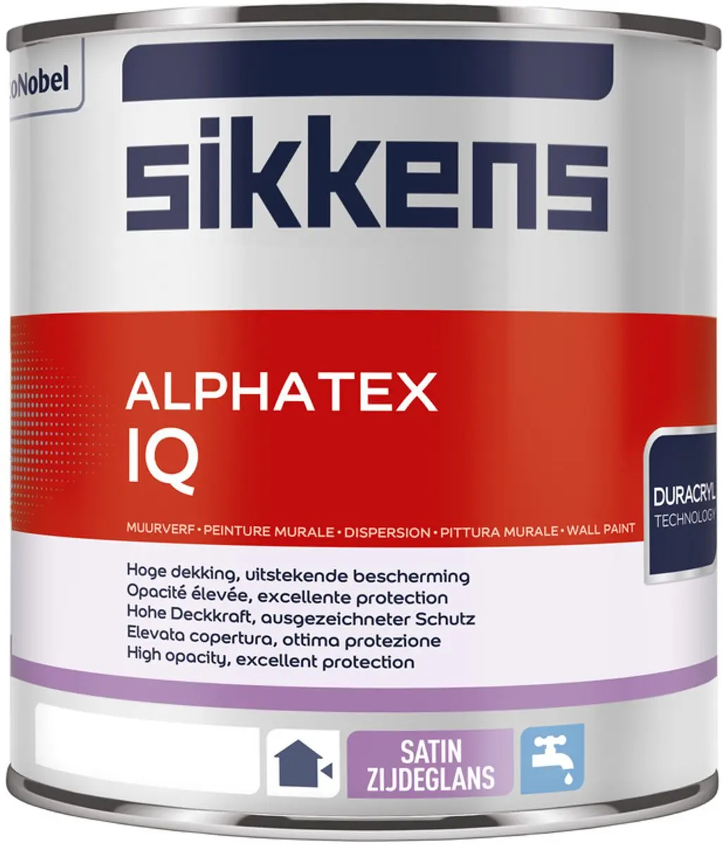 Sikkens Alphatex IQ Zijdeglans 1L - Wit