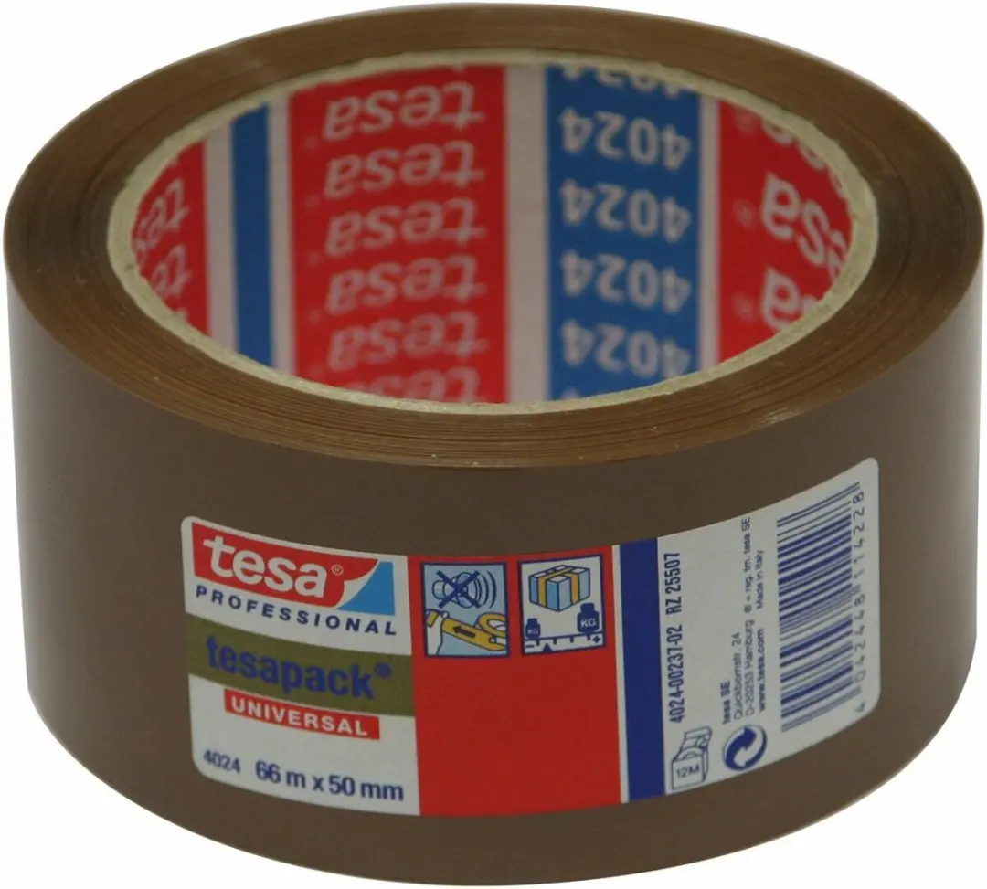 Tesa Universal Pakband 4024 66m x 50mm - Bruin
