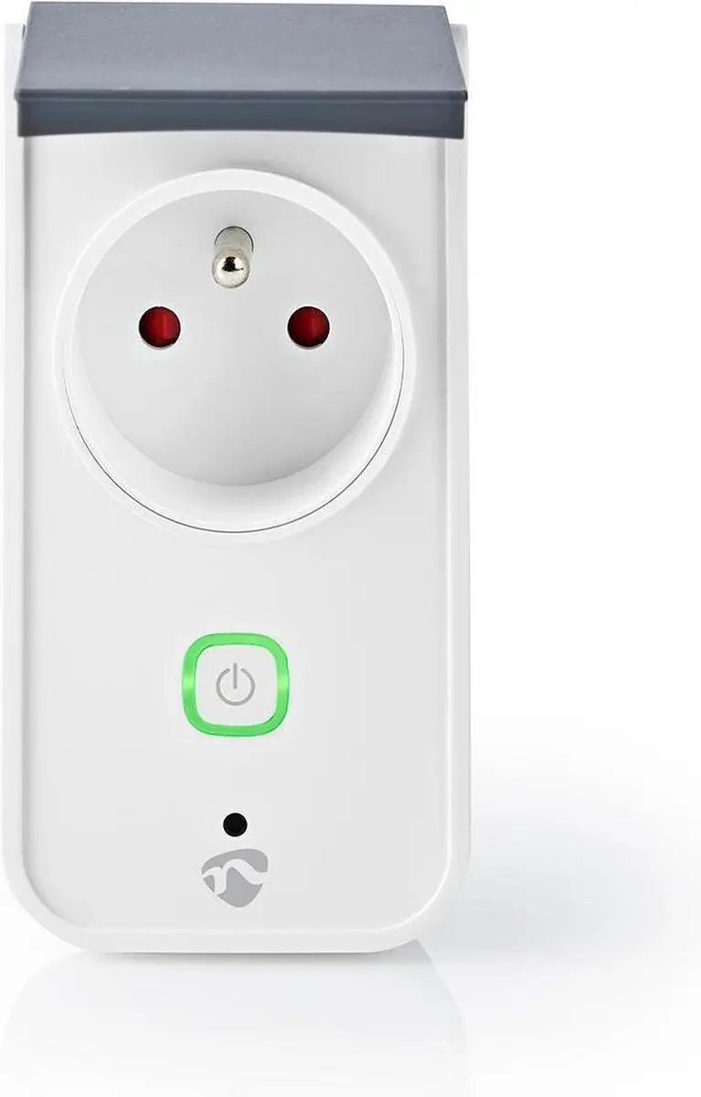 Nedis SmartLife Slimme Stekker IP44 - 3680W - Grijs/Wit