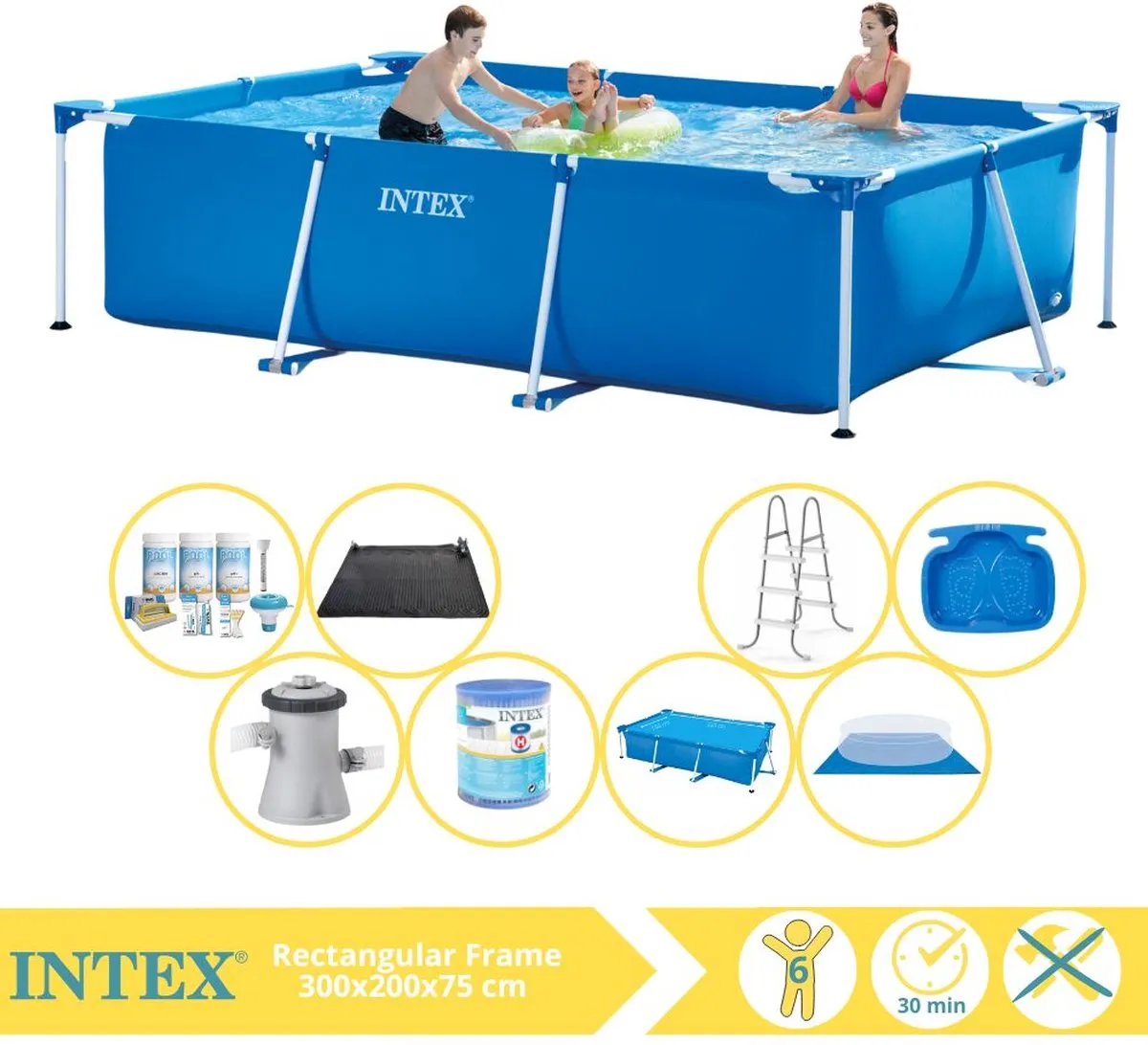 Intex 28272NP Opzetzwembad 300x200x75cm
