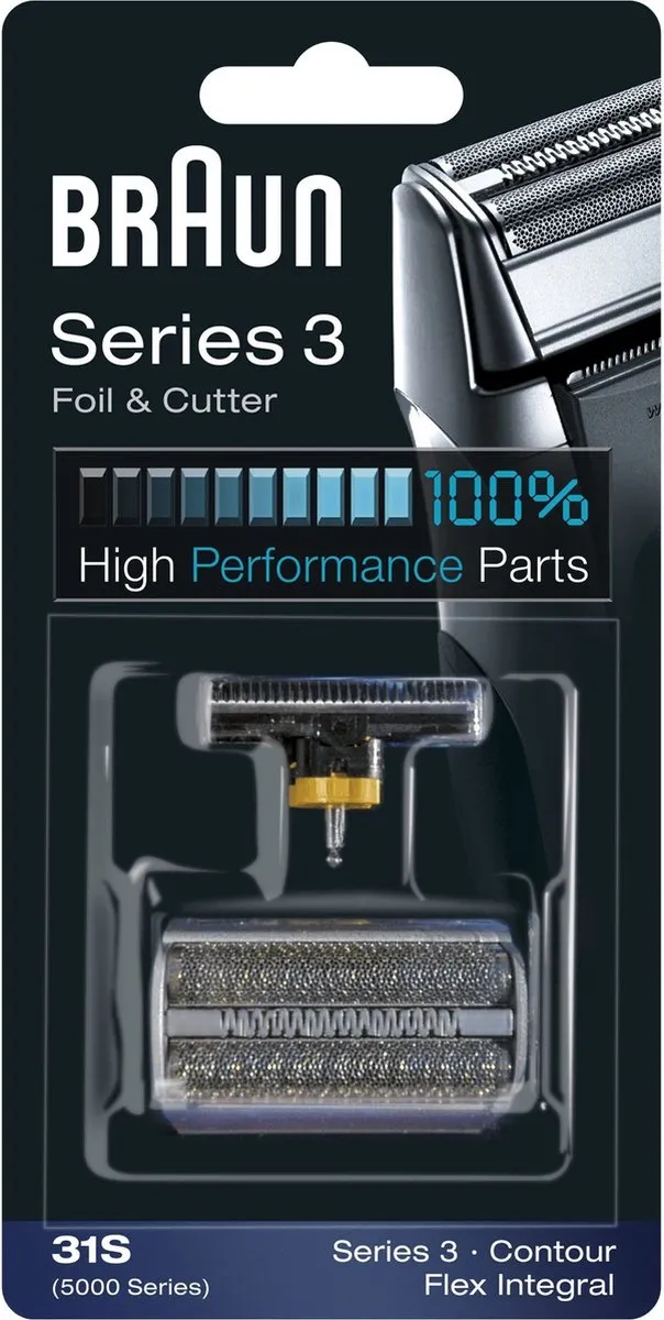 Braun Series 3 31S Scheerkop - Vervangend mesje