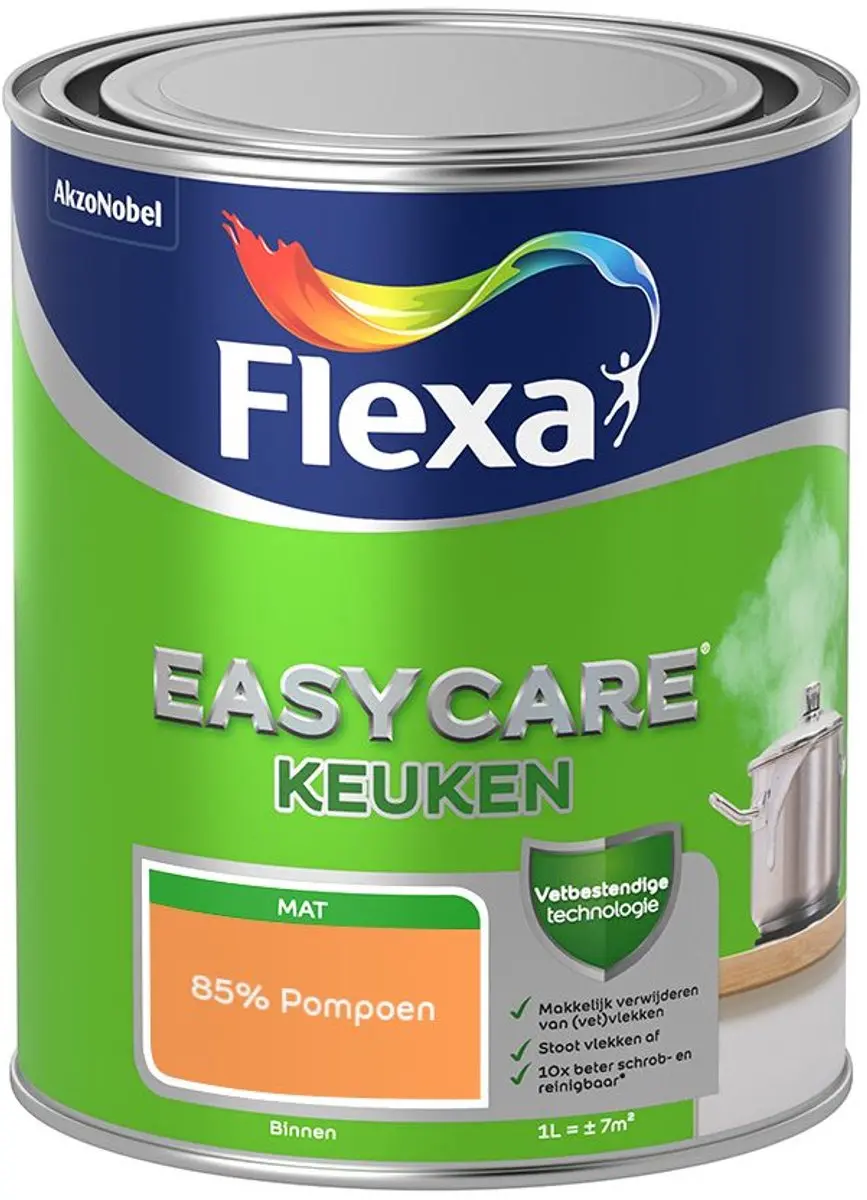 Flexa Easycare Keukenverf 85% Pompoen 1L