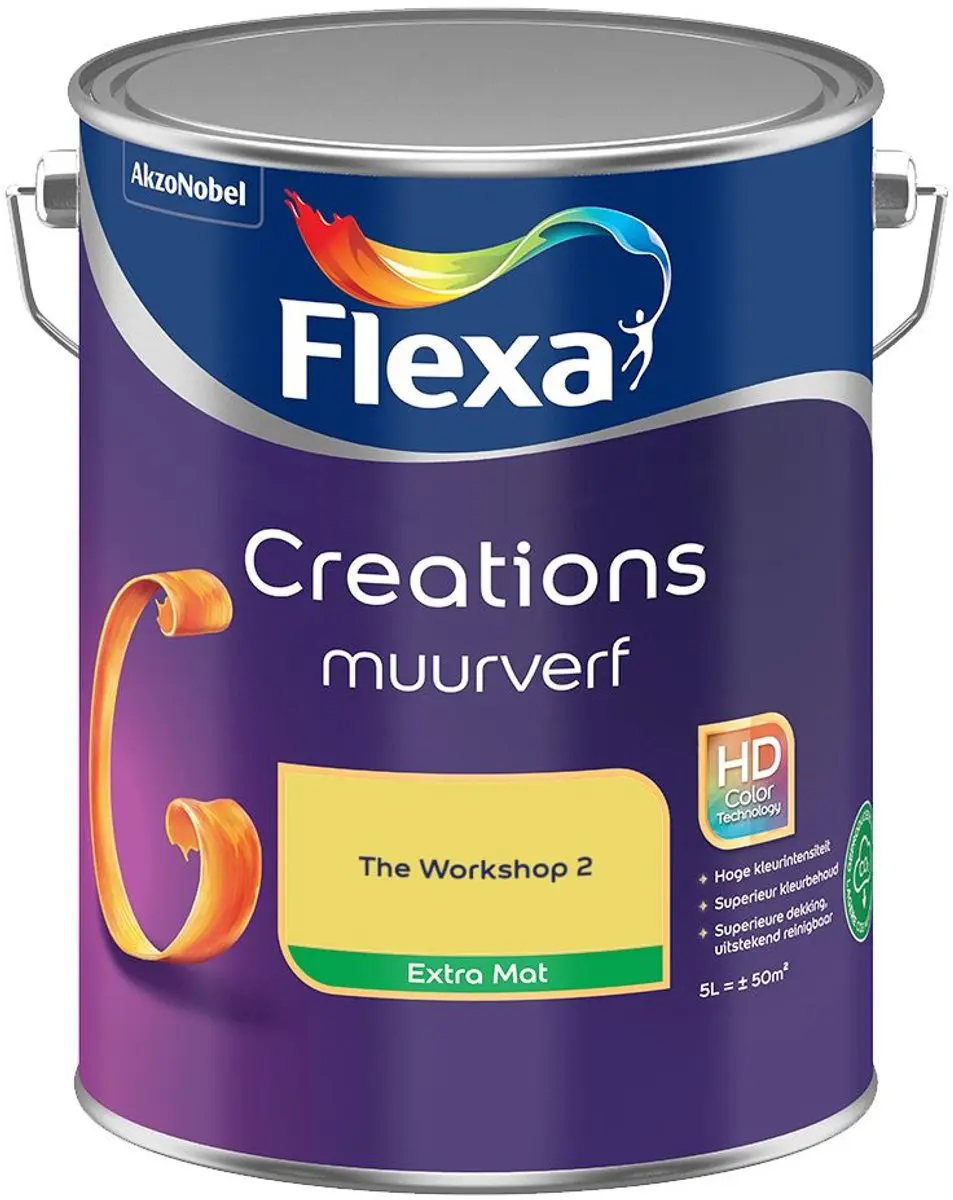 Flexa Creations Muurverf Extra Mat The Workshop 2 - 5L
