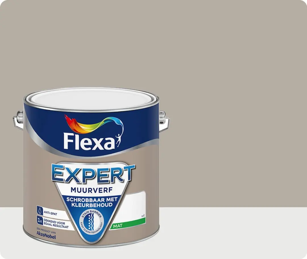 Flexa Expert Muurverf Beige/Bruin 2.5L