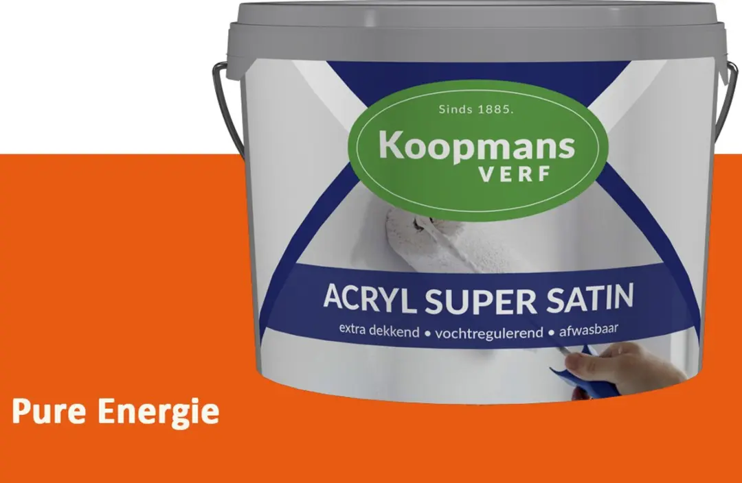 Koopmans Acryl Super Satin Pure Energie Muurverf 2,5L