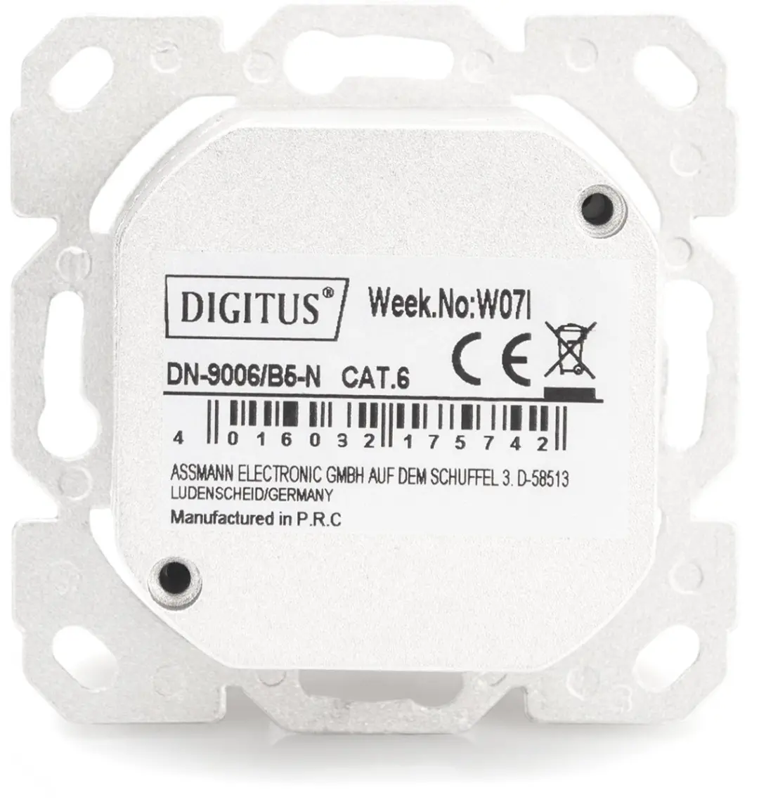Digitus DN-9006/B5-N Netwerkdoos Opbouw 2 Poorten - 5 Stuks