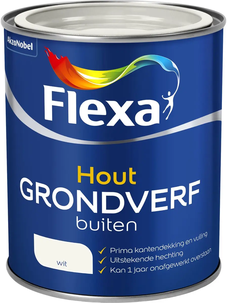 Flexa Grondverf Buiten Wit 750ml