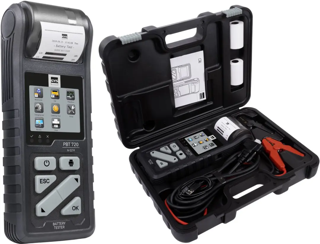 Gys PBT 720 Batterijtester met Printer