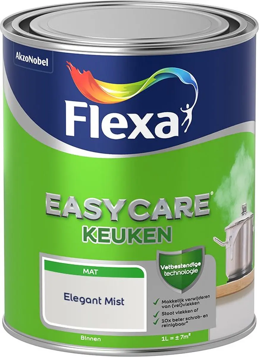 Flexa Easycare Keuken Elegant Mist Mengverf 1L