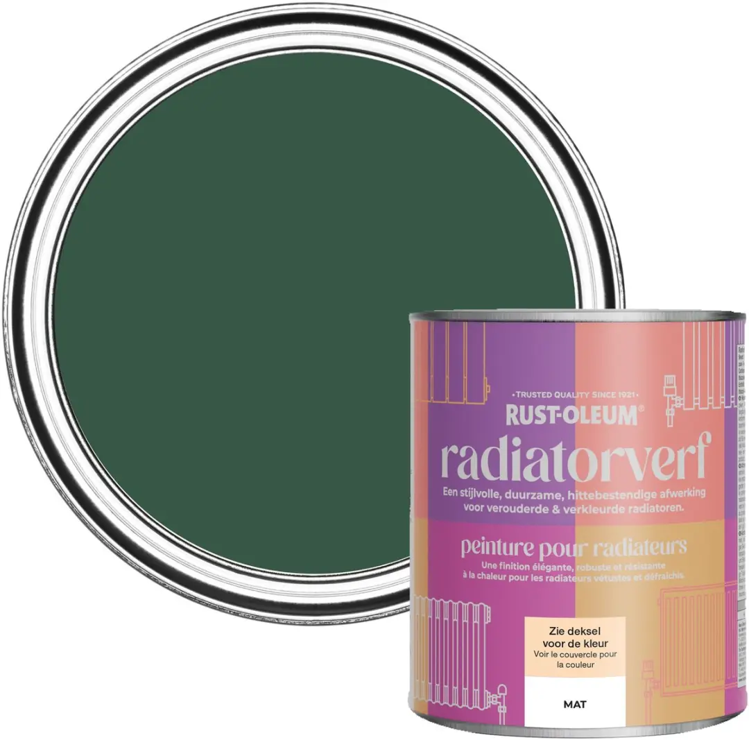 Rust-Oleum Radiatorverf Mat Dennenbos 750ml