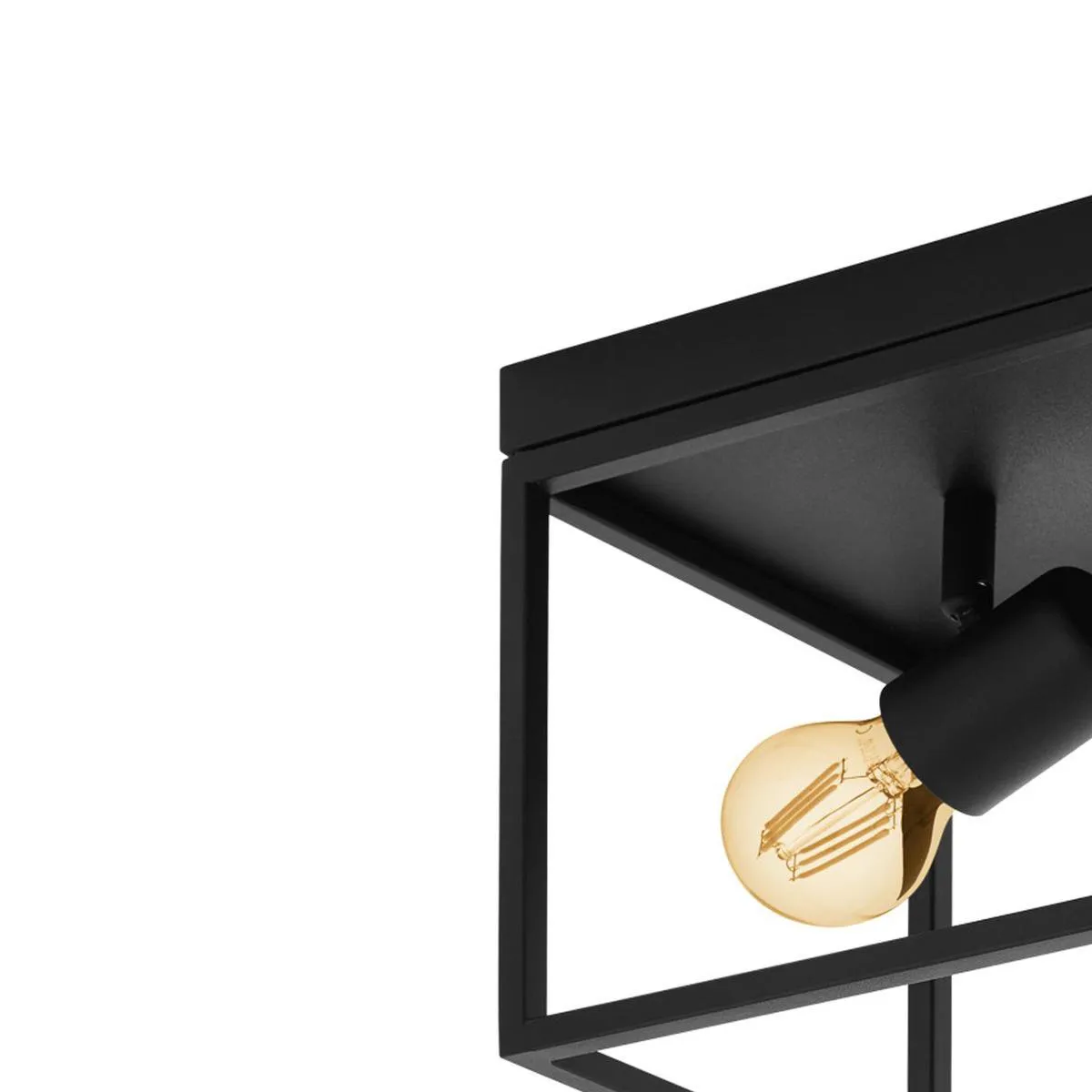 Eglo Silentina Plafondlamp E27 54cm - Zwart