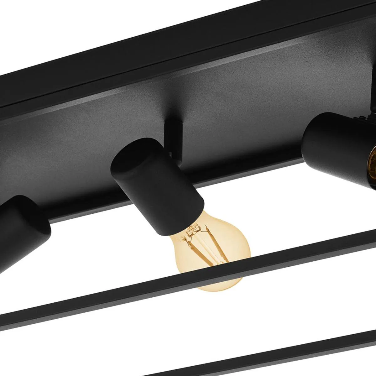 Eglo Silentina Plafondlamp E27 54cm - Zwart