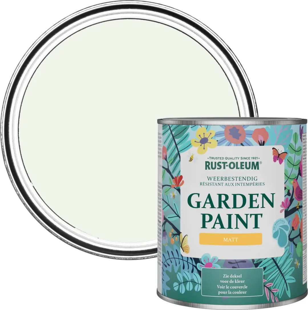 Rust-Oleum Gebroken Wit Tuinverf Matt 750ml