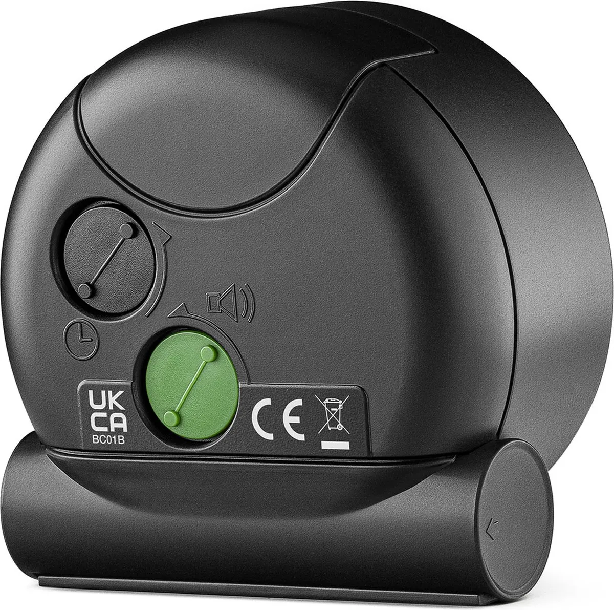 Braun BC01B Analoog Wekker - Zwart