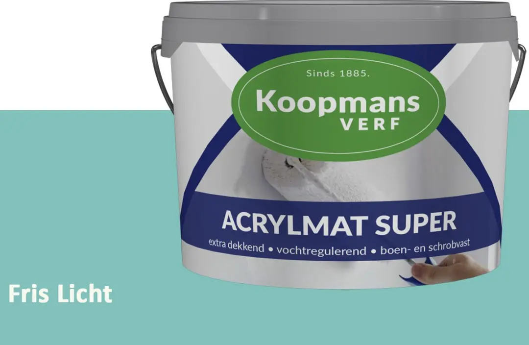 Koopmans Acrylmat Super Matte Muurverf Fris Licht 1L