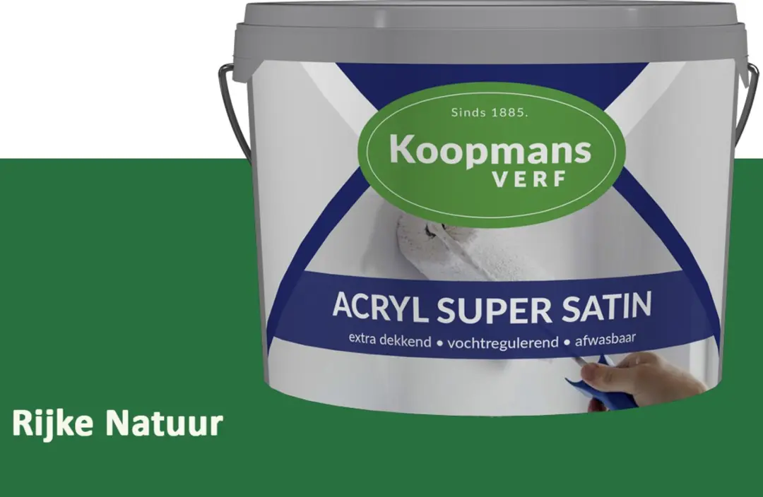 Koopmans Acryl Super Satin Zijdeglans Muurverf 1L