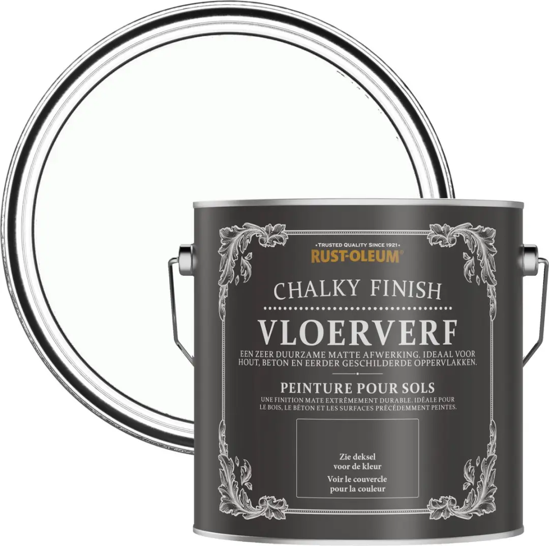 Rust-Oleum Vloerverf Gebroken wit Maansteen 2,5L